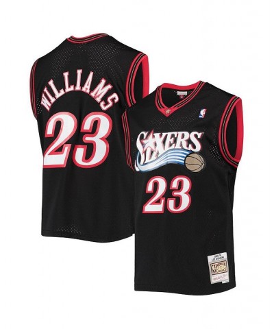 Men's Lou Williams Black Philadelphia 76ers 2005-06 Hardwood Classics Swingman Jersey $50.75 Jersey