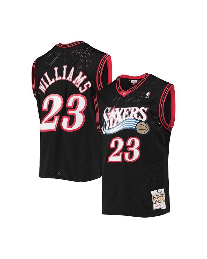 Men's Lou Williams Black Philadelphia 76ers 2005-06 Hardwood Classics Swingman Jersey $50.75 Jersey