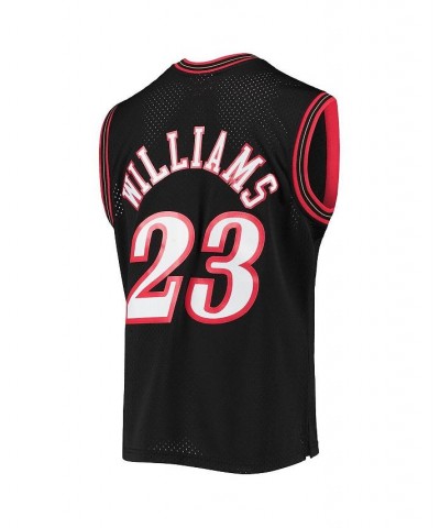 Men's Lou Williams Black Philadelphia 76ers 2005-06 Hardwood Classics Swingman Jersey $50.75 Jersey