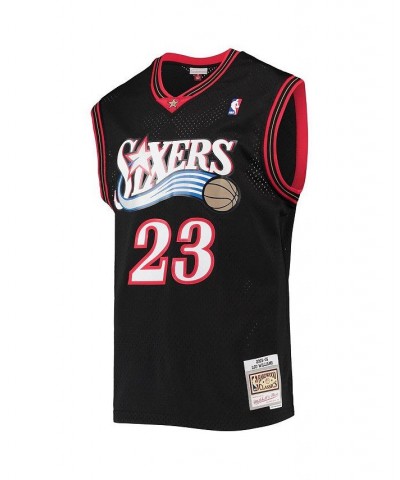 Men's Lou Williams Black Philadelphia 76ers 2005-06 Hardwood Classics Swingman Jersey $50.75 Jersey