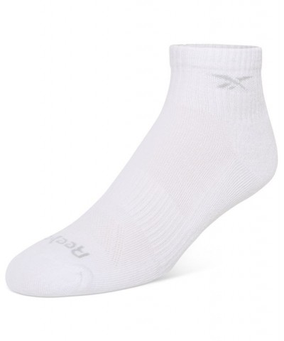 Men's 6-Pk. 1/2 Terry Performance Quarter Socks White $10.56 Socks