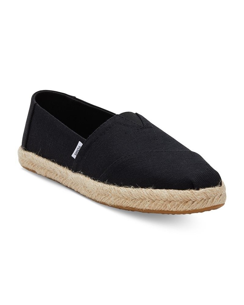 Women's Alpargata Rope Slip-On Flats PD01 $34.50 Shoes