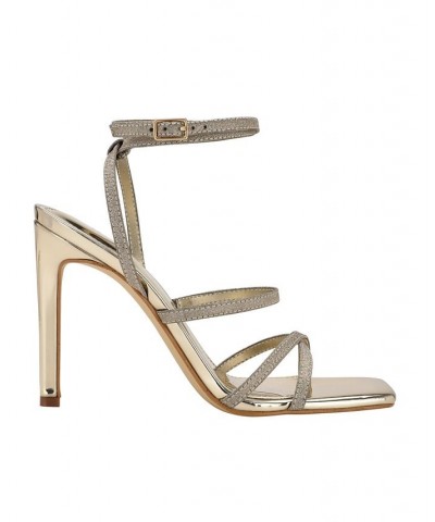 Women's Sabie Dress Sandals Gold $41.83 Shoes