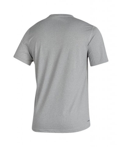 Men's Heathered Gray Nebraska Huskers Sideline Locker Tag Creator AEROREADY T-shirt $19.79 T-Shirts