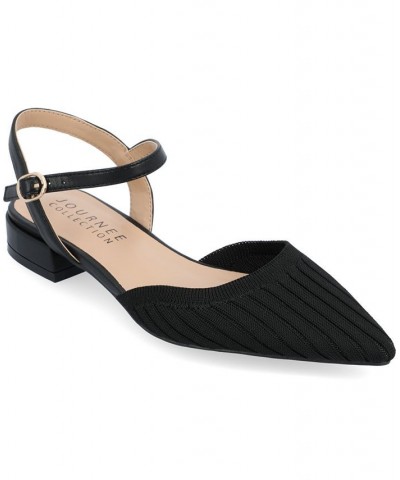 Women's Ansley Knit Flat Black $45.89 Shoes