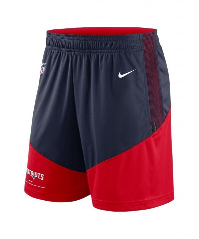 Men's Navy, Red New England Patriots Primary Lockup Performance Shorts $38.49 Shorts