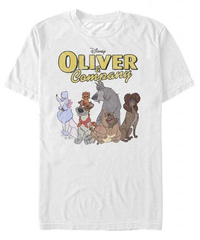 Men's Oliver Company Short Sleeve Crew T-shirt White $17.15 T-Shirts
