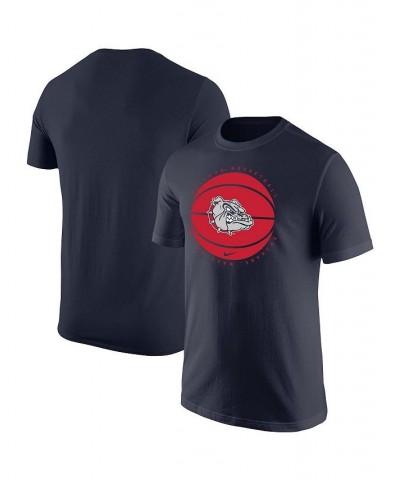 Men's Navy Gonzaga Bulldogs Basketball Logo T-shirt $21.41 T-Shirts