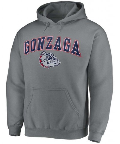 Men's Charcoal Gonzaga Bulldogs Campus Pullover Hoodie $20.79 Sweatshirt