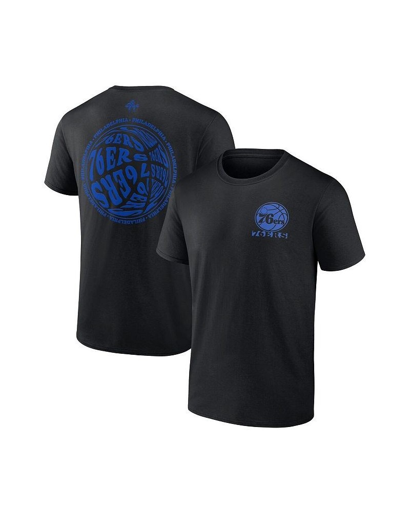 Men's Branded Black Philadelphia 76ers Basketball Street Collective T-shirt $24.37 T-Shirts