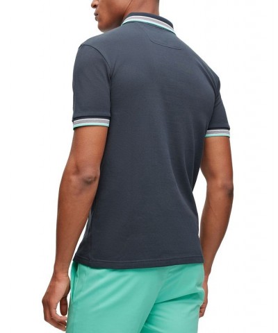 Men's Cotton Polo Shirt Blue $41.04 Polo Shirts