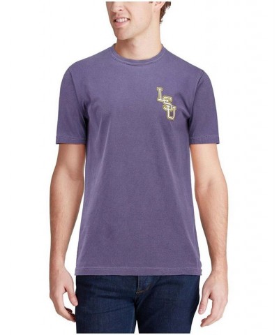 Men's Purple LSU Tigers Baseball Flag Comfort Colors T-shirt $19.74 T-Shirts