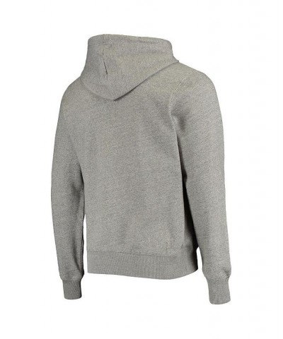 Men's Heathered Gray Houston Rockets French Terry Chenille Fleece Pullover Hoodie $30.66 Sweatshirt