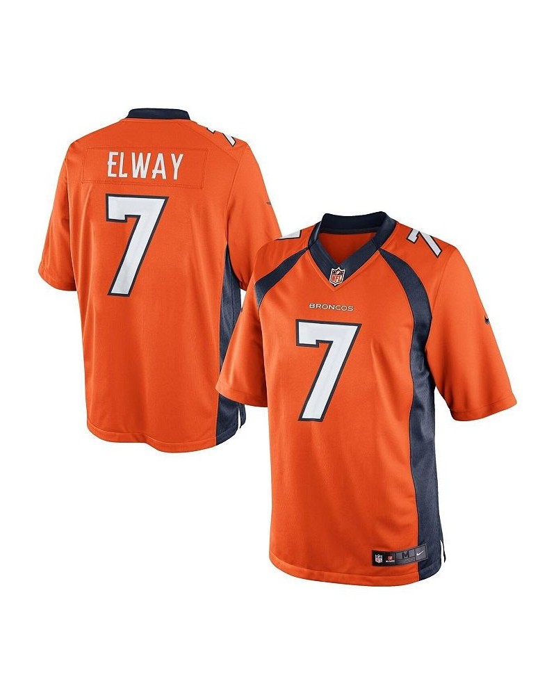 Men's John Elway Orange Denver Broncos Retired Player Limited Jersey $62.40 Jersey