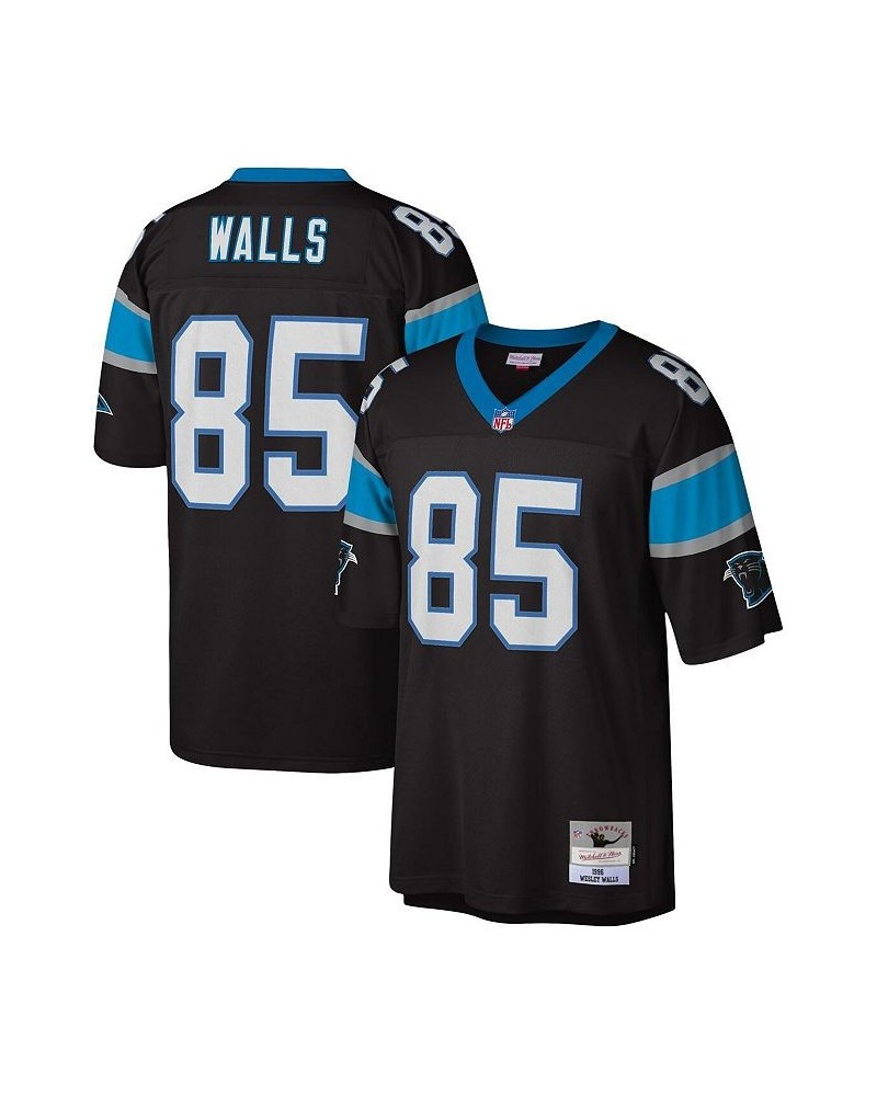 Men's Wesley Walls Black Carolina Panthers 1996 Legacy Replica Jersey $85.00 Jersey