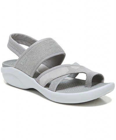 Call Me Washable Strappy Sandals Gray $36.90 Shoes