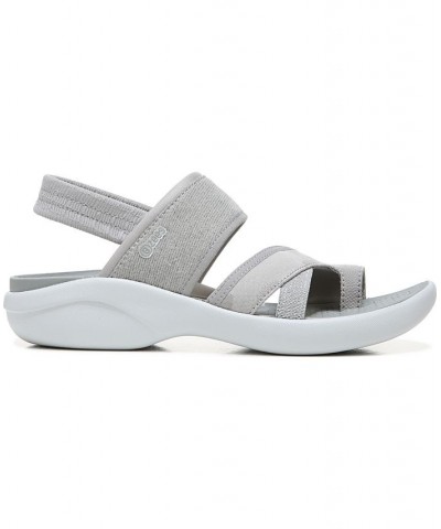 Call Me Washable Strappy Sandals Gray $36.90 Shoes