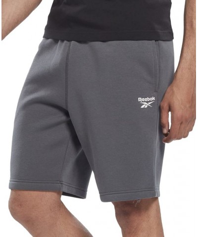 Men's Identity Regular-Fit Logo-Print Sweat Shorts Gray $12.71 Shorts