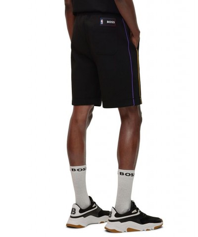 BOSS x NBA Men's Los Angeles Lakers Shorts Black $52.36 Shorts