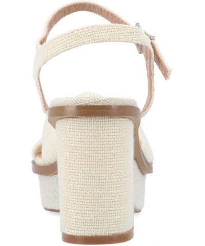 Women's Garner Platform Sandal Tan/Beige $51.70 Shoes