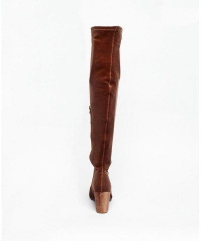 Women's Malia Extra Wide Calf Block Heels Over-The-Knee Boots - Extended sizes 10-14 PD02 $36.23 Shoes