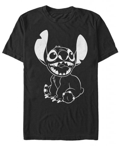 Men's Negative Stitch Short Sleeve T-Shirt Black $16.10 T-Shirts