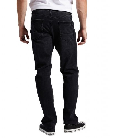 Men's Machray Athletic Fit Straight Leg Jeans Black $28.55 Jeans