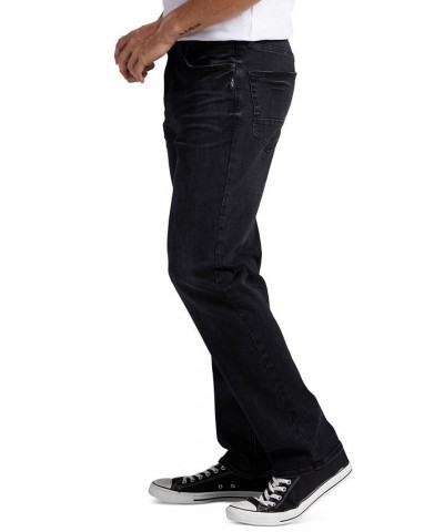 Men's Machray Athletic Fit Straight Leg Jeans Black $28.55 Jeans