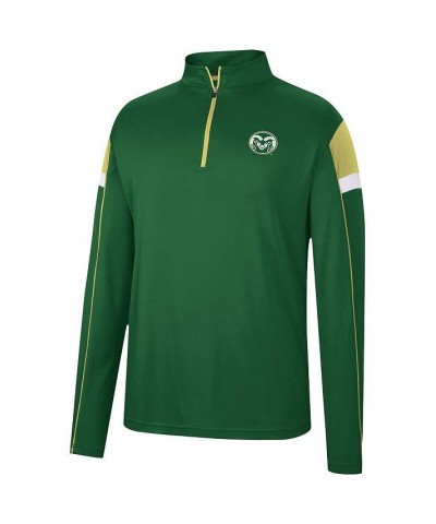 Men's Green Colorado State Rams Golf Match Quarter-Zip Windshirt $31.19 Sweatshirt