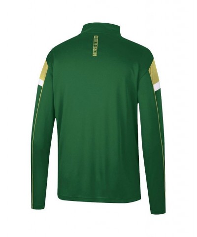 Men's Green Colorado State Rams Golf Match Quarter-Zip Windshirt $31.19 Sweatshirt