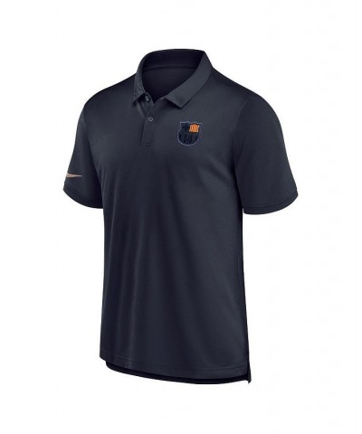 Men's Navy Barcelona Team Pique Polo Shirt $30.96 Polo Shirts