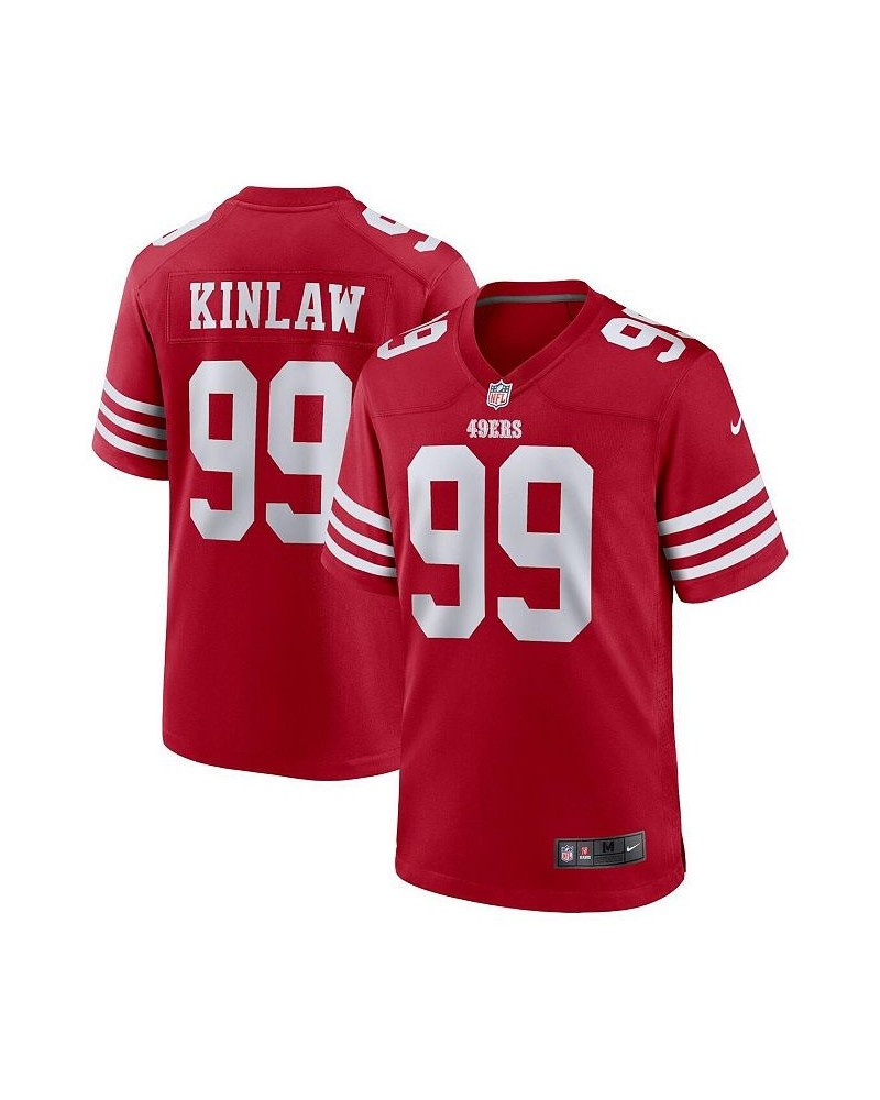 Men's Javon Kinlaw Scarlet San Francisco 49ers Team Player Game Jersey $33.17 Jersey