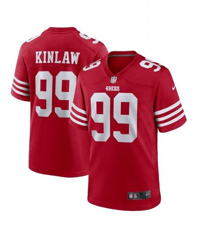 Men's Javon Kinlaw Scarlet San Francisco 49ers Team Player Game Jersey $33.17 Jersey