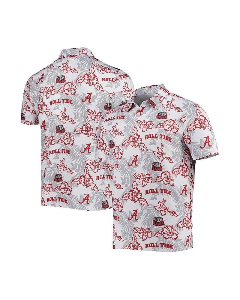 Men's White Alabama Crimson Tide Performance Polo Shirt $42.00 Polo Shirts