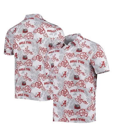 Men's White Alabama Crimson Tide Performance Polo Shirt $42.00 Polo Shirts