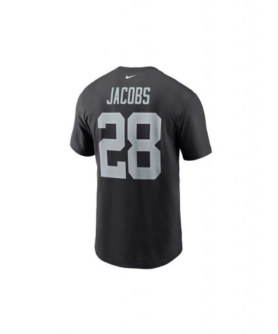 Las Vegas Raiders Men's Pride Name and Number Wordmark T-Shirt Josh Jacobs $17.20 T-Shirts