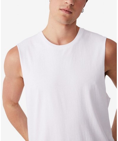 Men's Organic Muscle Tank White $17.99 T-Shirts