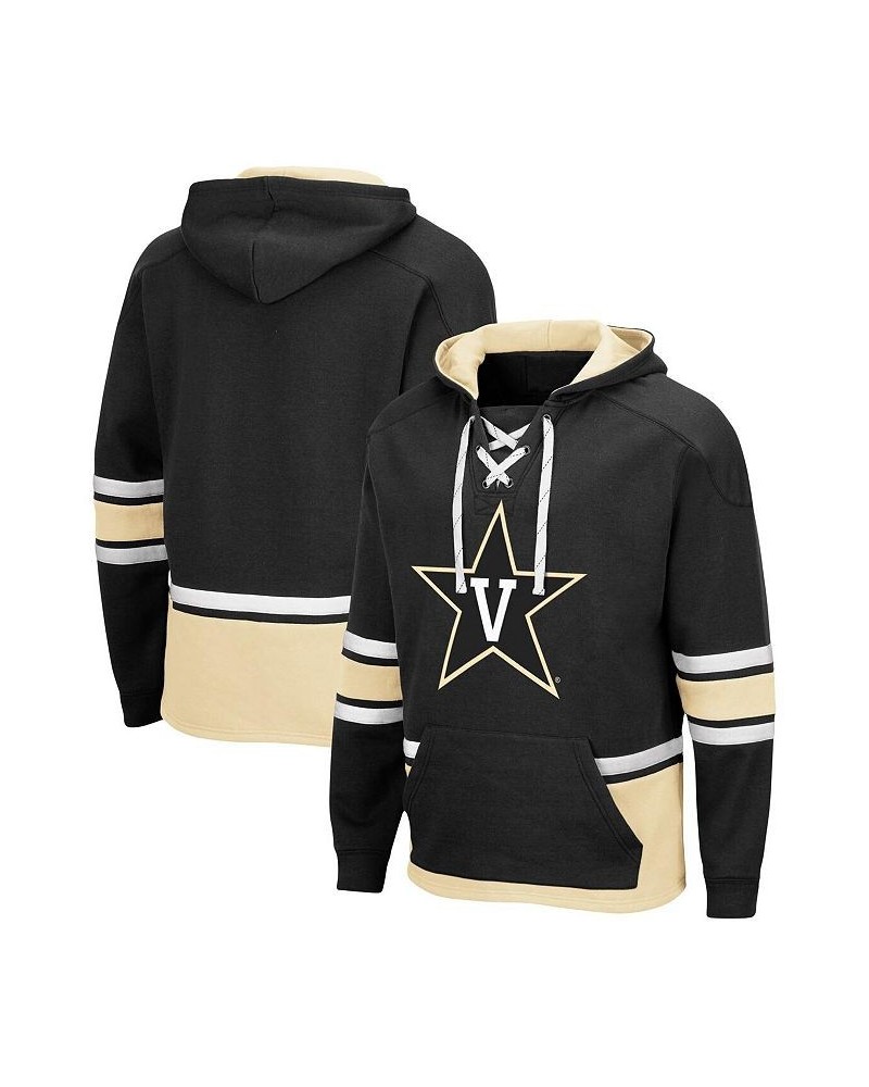 Men's Black Vanderbilt Commodores Lace Up 3.0 Pullover Hoodie $33.75 Sweatshirt