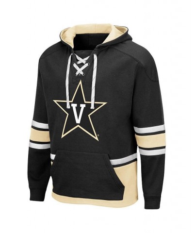 Men's Black Vanderbilt Commodores Lace Up 3.0 Pullover Hoodie $33.75 Sweatshirt