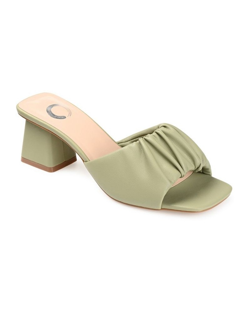 Women's Briarr Ruched Sandals PD05 $49.39 Shoes