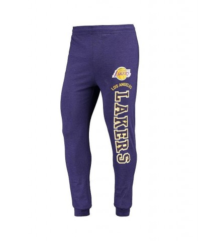 Men's Purple Los Angeles Lakers Pullover Hoodie and Pants Sleep Set $27.72 Pajama