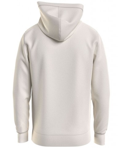 Men's Regular Fit Tartan Logo Hooded Sweatshirt White $44.62 Sweatshirt