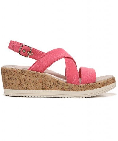 Radiant Washable Wedge Slingbacks Pink $32.00 Shoes