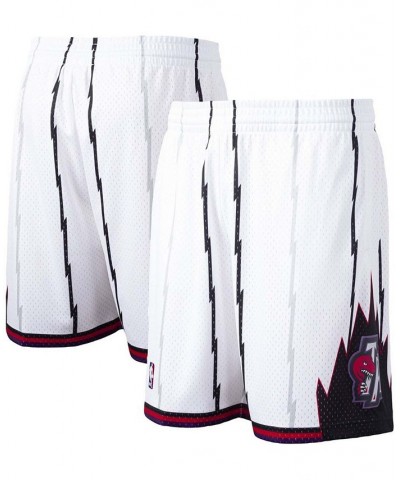 Men's White Toronto Raptors Hardwood Classics Swingman Shorts $30.10 Shorts