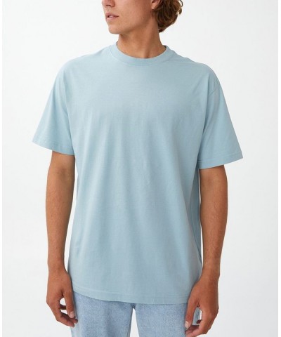 Men's Loose Fit T-shirt Blue $19.59 T-Shirts