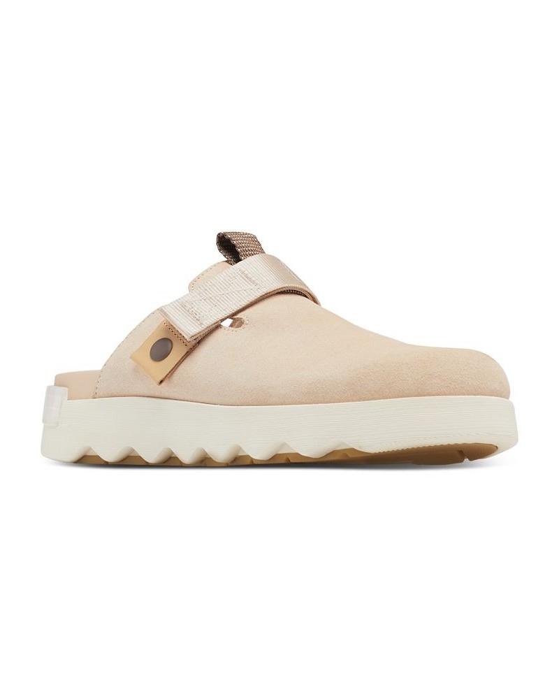 Viiber Slip-On Strap Clog Flats Tan/Beige $60.90 Shoes