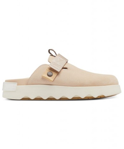 Viiber Slip-On Strap Clog Flats Tan/Beige $60.90 Shoes