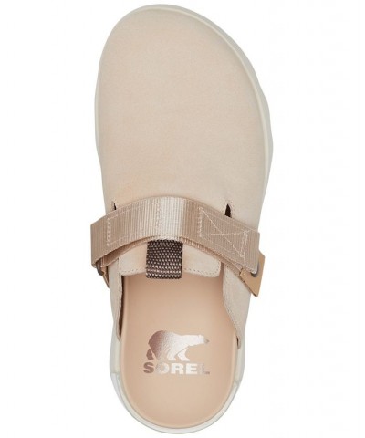 Viiber Slip-On Strap Clog Flats Tan/Beige $60.90 Shoes