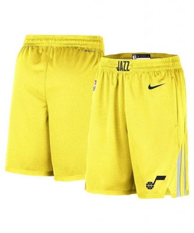 Men's Gold Utah Jazz 2020/21 Association Edition Swingman Performance Shorts $44.10 Shorts