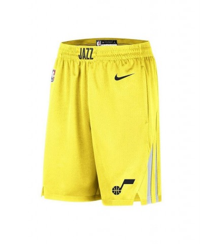 Men's Gold Utah Jazz 2020/21 Association Edition Swingman Performance Shorts $44.10 Shorts